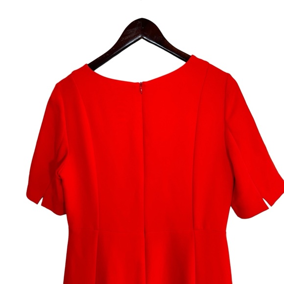 L. K. Bennett Red Cayla Midi Dress Size 10 - Picture 5 of 16